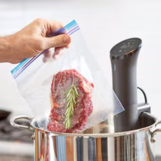 Anova Culinary AN400-US00 Nano Sous Vide Precision Cooker, 12.8" x 2.2" x 4.1", Silver