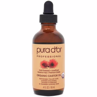 4oz Castor Oil Includes Bonus Brush Kit - 100% Pure USDA Organic