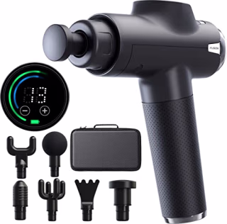 fusion black deep Tissue Percussion Muscle Massager Gun