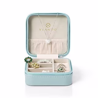 Vlando Small Travel Jewelry Box