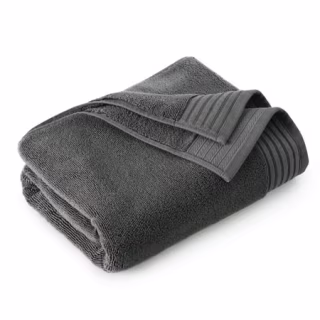 Allswell Egyptian Cotton Bath Towel, Dark Grey