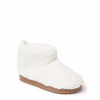 Dearfoams Cozy Comfort Women's Pile Bootie Slippers