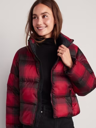 Old Navy Water-Resistant Frost Free Short Puffer Jacket