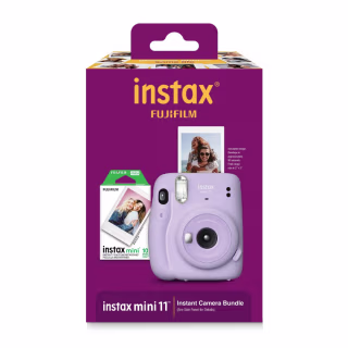 Fujifilm Instax Mini 11 Instant Film Camera Bundle - Purple