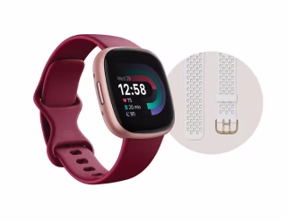 Fitbit Versa 4 Fitness Smartwatch Bundle