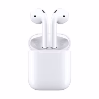 Apple AirPods (2nd Generation) Wireless Earbuds with Lightning Charging Case Included. Over 24 Hours of Battery Life, Effortless Setup. Bluetooth Headphones for iPhone