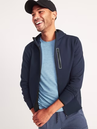 Dynamic Fleece Zip Hoodie for Men