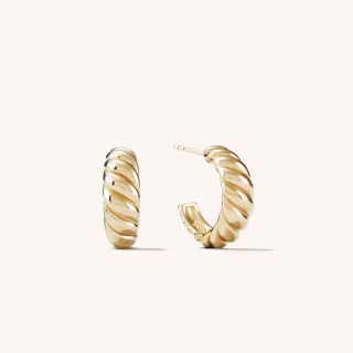 Croissant D?me Hoops - $78