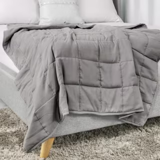 Tranquility Antimicrobial Quilted Weighted Blanket, 12LB