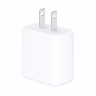 Apple 20W USB-C Power Adapter - iPhone Charger with Fast Charging Capability, Type C Wall Charger