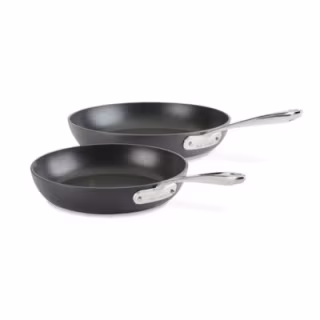 HA1 Hard Anodized Nonstick Cookware Set, 2 piece Fry Pan Set, 8 & 10 inch
