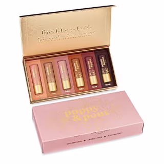 Poppy & Pout 100% Natural Lip Tints, Cardboard Tube, Hand-filled, Beeswax, Vitamin E, Coconut Oil, Cruelty Free (Premium Gift Set)