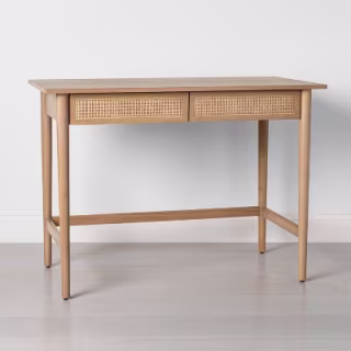 Wood & Cane Writing Desk - Hearth & Hand(TM) with Magnolia