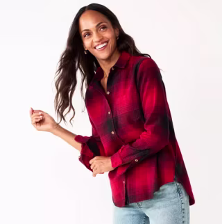 Sonoma Goods For Life Everyday Flannel Shirt