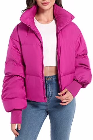 Orolay Cropped Puffer Jacket