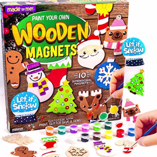 Made By Me Paint Your Own Holiday Wooden Magnets