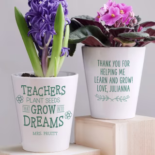 Growing Dreams Personalized Mini Flower Pot