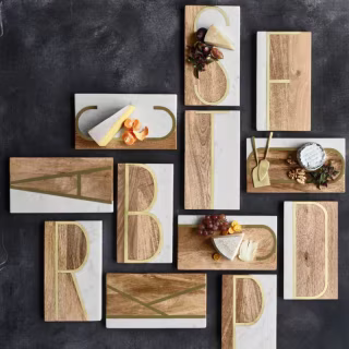 Monogrammed Serving Board