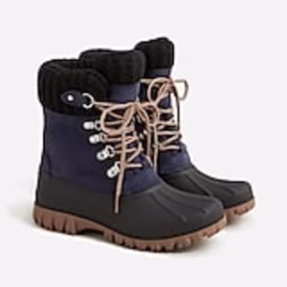 Perfect Winter boots with ribbed cuff