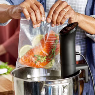 Anova Culinary AN400-US00 Nano Sous Vide Precision Cooker, 12.8" x 2.2" x 4.1", Silver