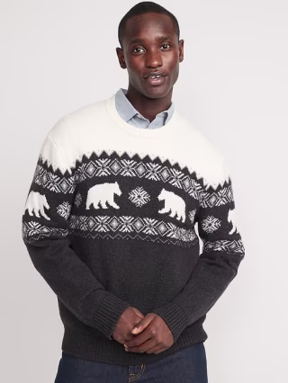 Old Navy Cozy Matching Fair Isle Sweater