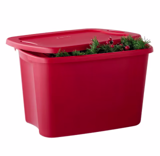 18-Gallon Red Tote Box