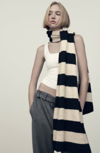 STRIPED SCARF