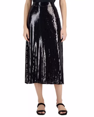 Sequined Midi Skirt