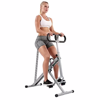 Sunny Health & Fitness Squat Assist Row-N-Ride Trainer