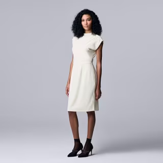 Women's Simply Vera Vera Wang Draped Sheath Dress