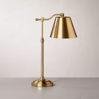 Accented Metal Task Lamp Brass Hearth & Hand with Magnolia