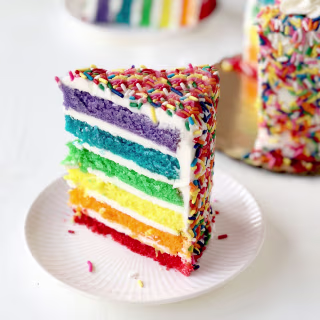 Rainbow Cake From Carlo's Bakery
