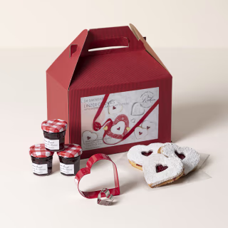 DIY Heart-Shaped Linzer Cookie Baking Kit