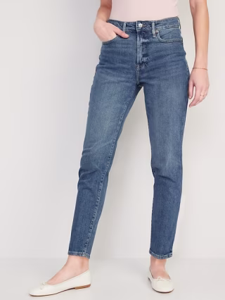 High-Waisted OG Straight Ankle Jeans for Women