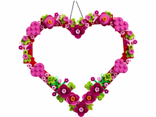 LEGO Heart Ornament