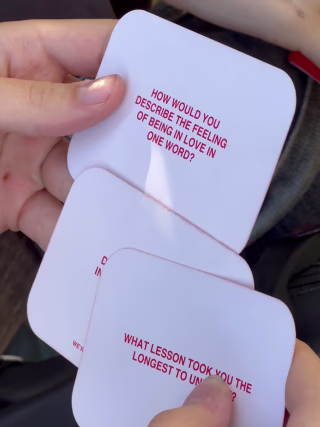 We're Not Really Strangers Card Game