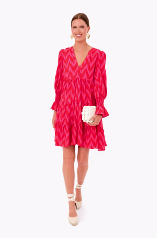Hot Pink Ikat Kenzo Dress