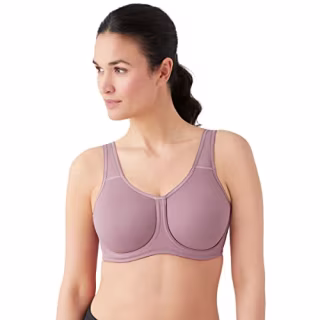 Wacoal Women's Plus Size Full Figure Underwire Sport Bra, Toadstool, 40DD