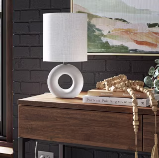 Abstract Ceramic Mini Table Lamp