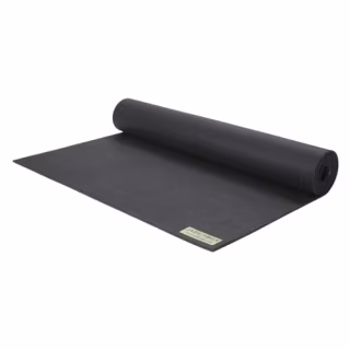 JadeYoga Harmony((TM)) Yoga Mat, Natural Rubber Home Exercise Mat, Durable & Thick Gym Fitness Mat, Workout Mat For Home, Gym Mat/Stretching Mat, Non-Slip Yoga Mat for Women, Mens Yoga Mat, 68" Black