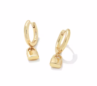 Jess Lock Huggie Earrings