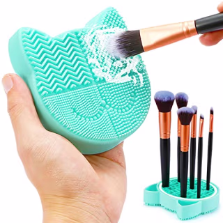 TailaiMei 2-in-1 Makeup Brush Cleaning Mat