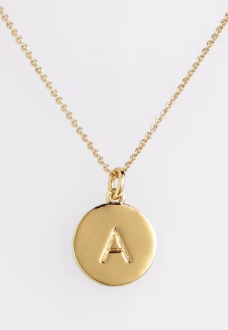 One In a Million Initial Pendant Necklace