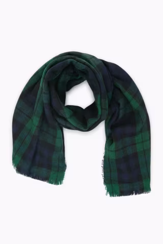 Exclusive Blackwatch Tartan Blanket Scarf