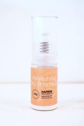 Naprim Naturals - Refreshing Dry Shampoo - Nourishing Talc-Free Powder For Hair & Scalp - Absorbs Excess Oil - With Zinc Oxide for Natural Sun Protection - Tinted For Light Hair - Blonde (30g)