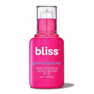Bliss Glow and Hydrate Serum - Niacinamide + Hyaluronic Acid - 1 Fl Oz - Improves Dullness and Hydrates Skin - Replenishes and Defends Skin - Lightweight Hydration - Clean - Vegan and Cruelty Free