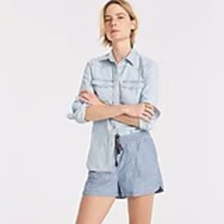 New seaside short in chambray