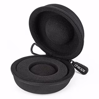Cheopz Travel Watch Case Single Storage Box for Wristwatches & Smart Watches up to 50mm, Black