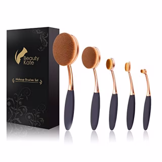 Beauty Kate Oval Makeup Brushes Set