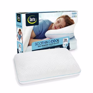Serta Soothing Cool Gel Memory Foam Pillow